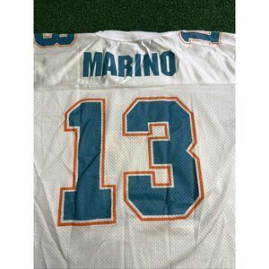 Vintage‎ Dan Marino Miami Dolphins Starter Jersey Size L/48 NFL 1990s White